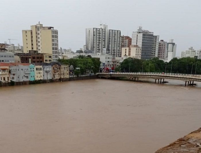 Nível do Rio Tubarão atinge indicador de alerta Nível do Rio Tubarão atinge indicador de alerta
